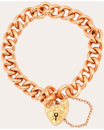 Colette Lock Chain Bracelet - Metallic