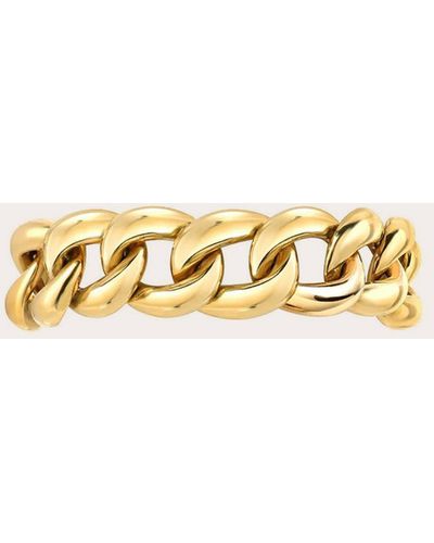 Zoe Lev 14k Cuban Link Ring - Natural