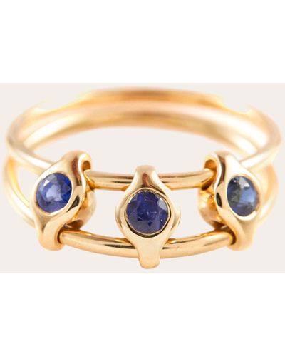 Yi Collection Sapphire Orbit Ring 18k Gold - Natural