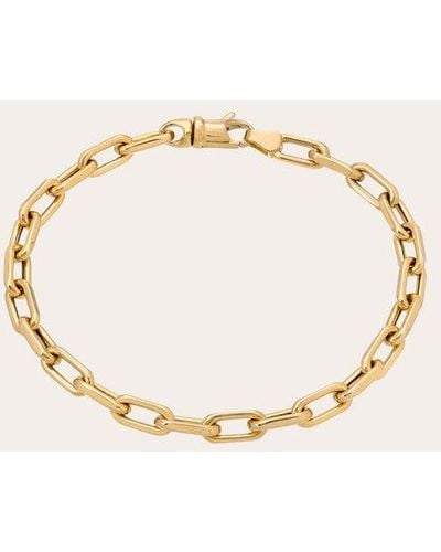 Zoe Lev Large Open-link Chain Anklet - Natural