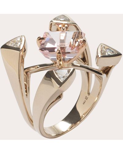 Ara Vartanian Morganite & Diamond Ring - Natural