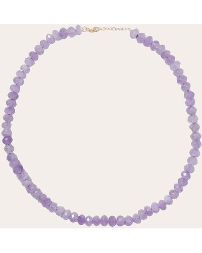 JIA JIA Oracle Lavender Amethyst Necklace 14k Gold - Pink