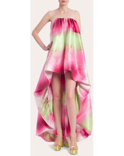 ONE33 SOCIAL Strapless High-low Bubble Gown - Pink