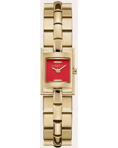 Breda Scarlet & 18k -plated Relic Bracelet Watch - Metallic