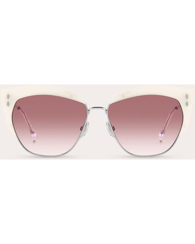 Isabel Marant Pearled Cat-eye Sunglasses Metal - Pink