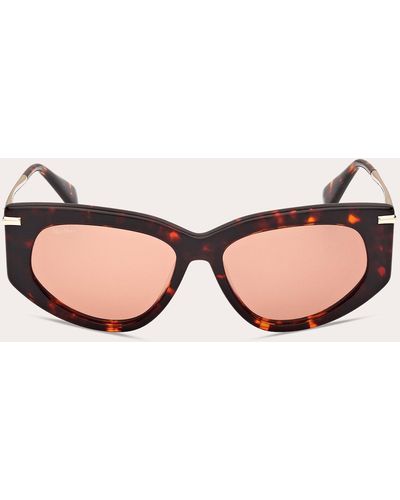 Max Mara Dark Havana Beth Cat-eye Sunglasses - Brown