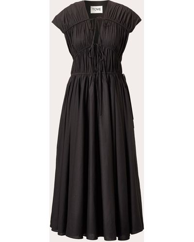 TOVE Ceres Midi Dress - Black