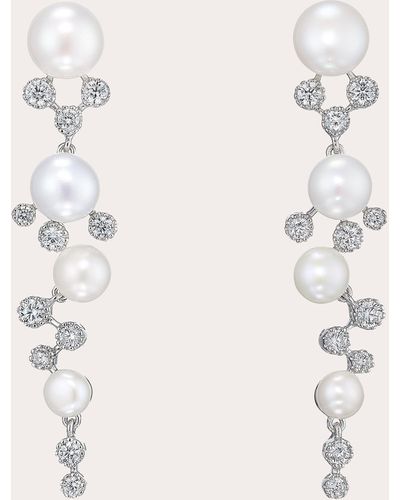 Anabela Chan Constellation Pearl Drop Earrings - Natural
