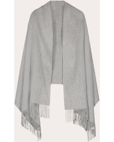 Sofia Cashmere Elegante Cashmere Wrap - Gray