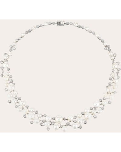Anabela Chan Women's Constellation Freshwater Pearl Necklace - Natural