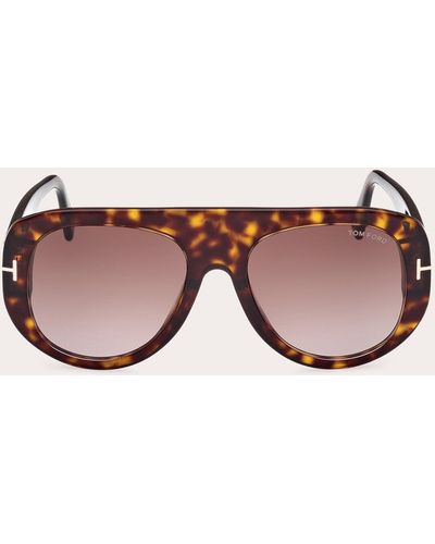 Tom Ford Cecil Pilot Sunglasses - Brown