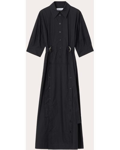 Rodebjer Gelato Cotton Shirt Dress - Black