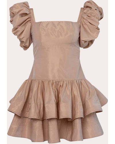 Estefania Summer Love Taffeta Mini Dress - Pink