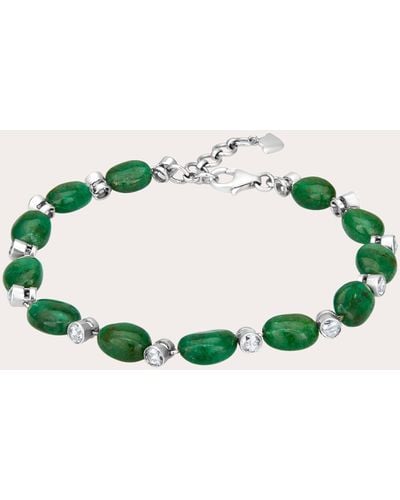 Amrapali Emerald & Diamond Bahaar Bracelet - Green