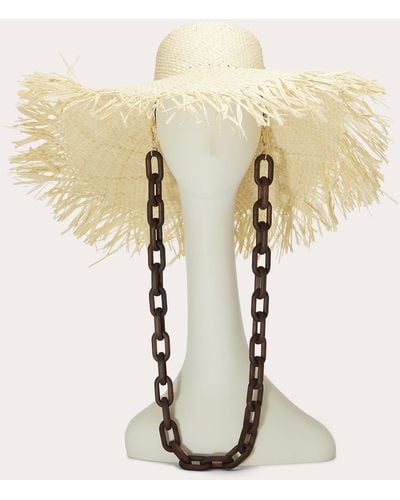 Eugenia Kim Valentina Frayed Sun Hat - Natural