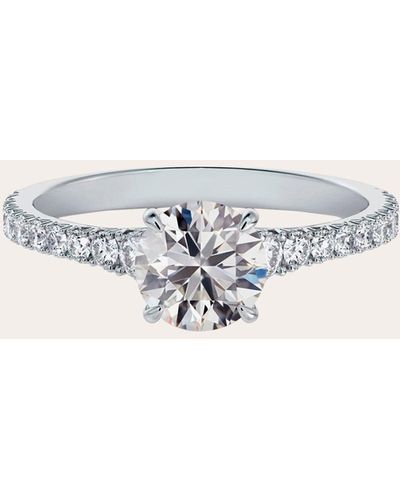 De Beers Forevermark Forevermark Icon Diamond Band Engagement Ring - Natural