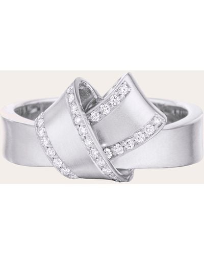 Carelle Knot Diamond Trim Ring - Natural