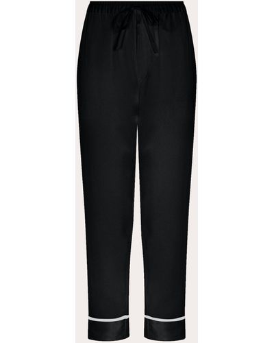 Asceno Sydney Pajama Pants - Black