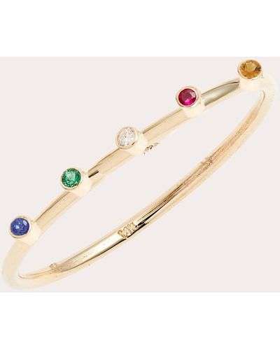 POPPY FINCH Five Gemstone Stacking Ring - Natural