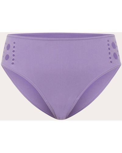 Fogal April High-waist Bikini Bottoms - Purple