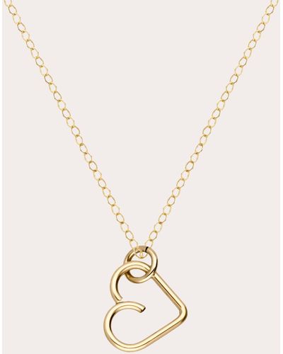 Atelier Paulin Heart Charm Necklace - Natural