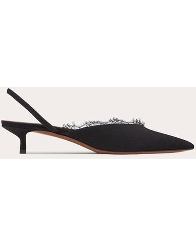 Neous Irena Lace Slingback Mule - Natural