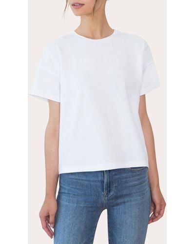 Santicler Bevin Organic Cotton Relaxed T-shirt - White