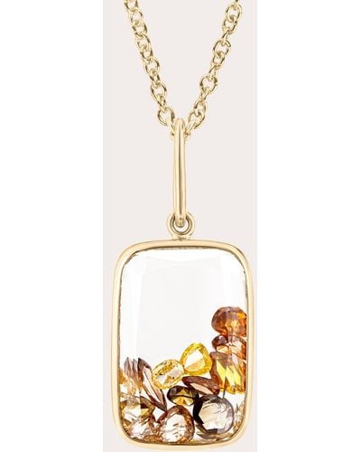 Moritz Glik Ten Fourteen Diamond Shaker Pendant Necklace 18k Gold - Metallic