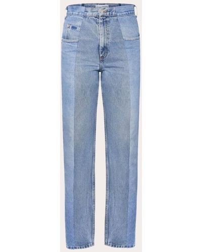 E.L.V. Denim E. L.v. Denim Stovepipe Mid-rise Jeans - Blue