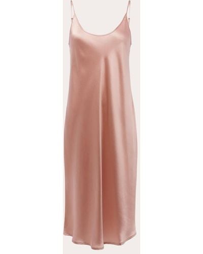 La Perla Midi Silk Nightgown - Pink