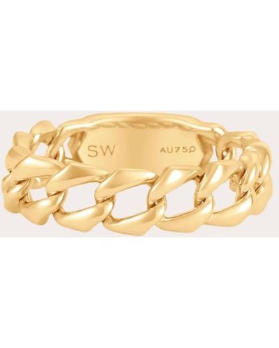 Sara Weinstock Lucia Solid Link Ring - Natural
