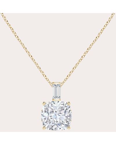 Natori Cushion-cut Diamond Pendant Necklace - Natural