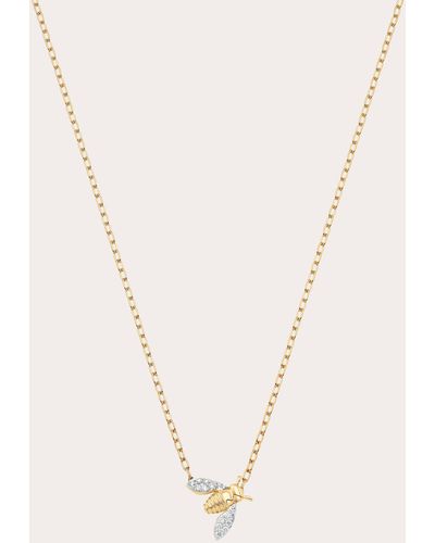 Sara Weinstock Queen Bee Diamond Petite Pendant Necklace - Natural