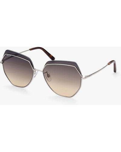 Bally Oversized Geometric Sunglasses - Metallic