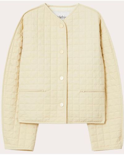 Rodebjer Hera Quilted Jacket - Natural