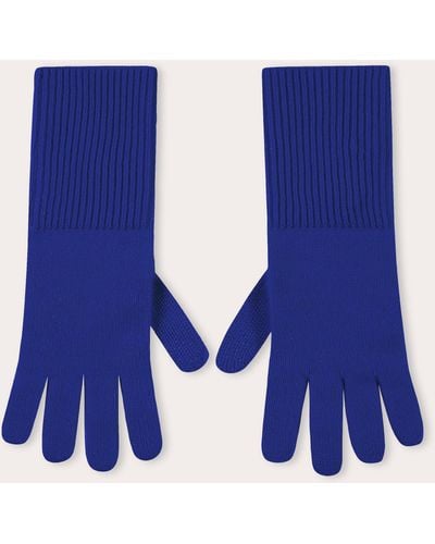 Loop Cashmere Klein Cashmere Gloves - Blue