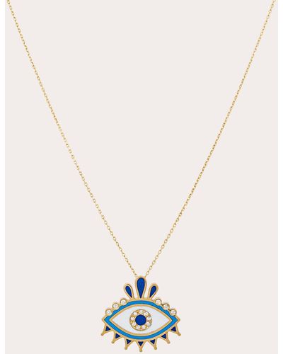 L'Atelier Nawbar The Queen Eye Pendant Necklace - Natural