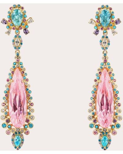 Anabela Chan Blush Tigerlily Earrings - Pink