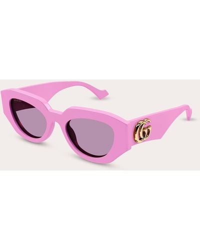 Gucci Generation Geometric Sunglasses - Pink