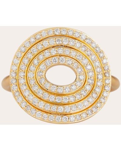 Carelle Diamond Spiralli Quad Ring - Metallic