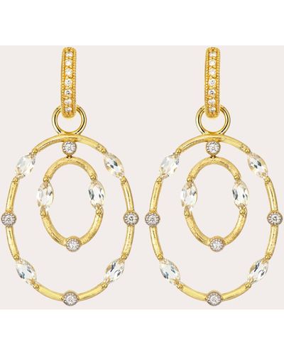 Jude Frances Provence Double Frame Earring Charms - Natural
