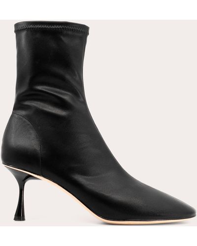 STUDIO AMELIA Leather Spire 70 Boot - Black