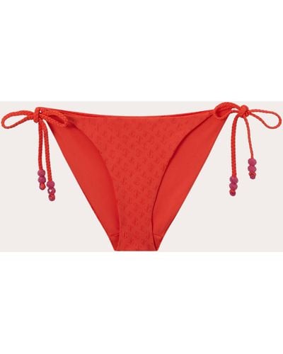 Jimmy Choo Logo All Over Bikini Briefs - Red