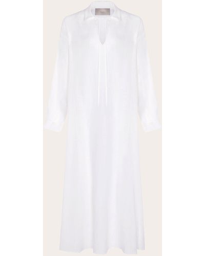 Asceno Lisbon Shirt Dress - White