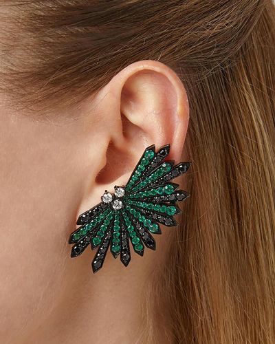 Colette Penacho Emerald Earrings - Green