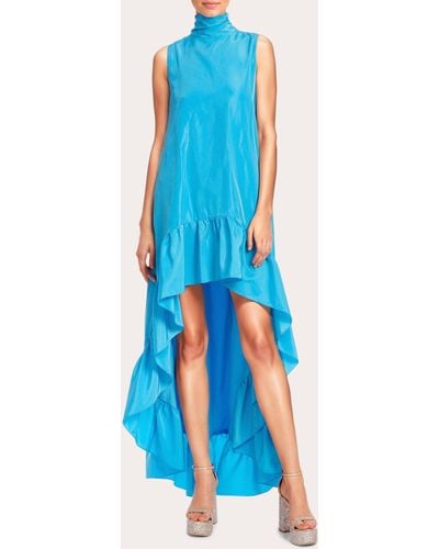ONE33 SOCIAL Yolanda Ruffle High-low Gown - Blue