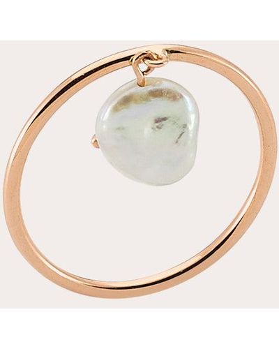 Charms Company Pearl Ring - White