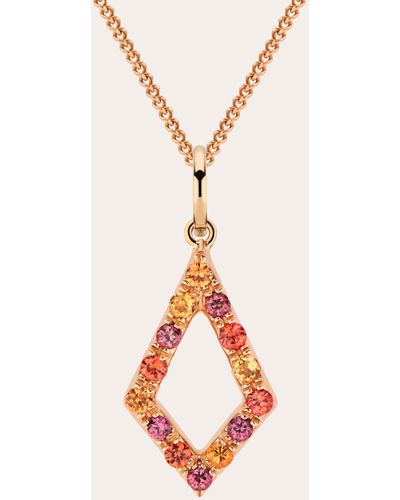 Larkspur & Hawk Fire Lady Caprice Elements Pendant Necklace - Pink
