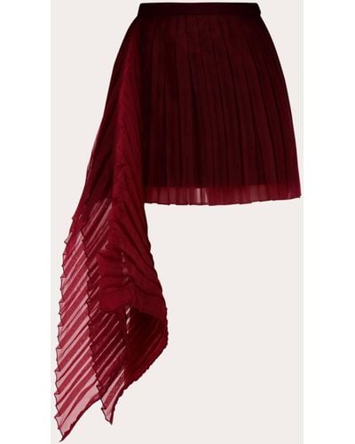 Andrea Iyamah Ime Organza Mini Skirt - Red