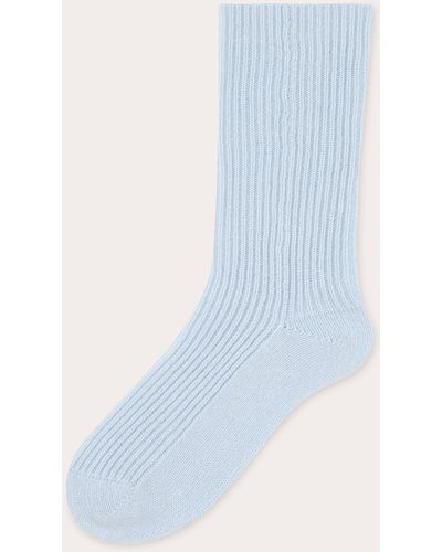 Loop Cashmere Whisper Cashmere Socks Cashmere/elastane - Blue